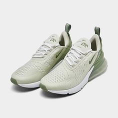 Nike Air Max 270 Sea Glass/Oil Green/White Fn7101 020 Brand New In Box Nike 270s, Olive Green Nike, Womens Nike Air Max 270, Nike 270, Cute Summer Shirts, Nike Shoes Air Max, Cute Nike Shoes, Nike Air Max For Women, Cute Nikes