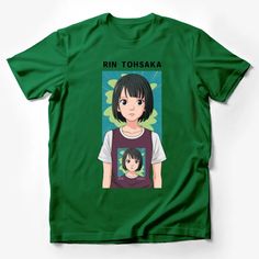 Rin Tohsaka Anime Character T-Shirt, Manga Inspired Graphic Tee, Casual Wear for Anime Fans Male T-Shirt Custom graphic T-Shirt.Customize your color Cat Pet Shop, Rin Tohsaka, Kids Cartoon Characters, Pop Culture Shirts, Anime Tees, Character Graphic, Chic Shirts, Warriors T Shirt, Cat Tee