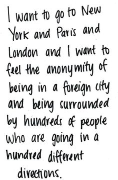 a handwritten note from the new york and paris