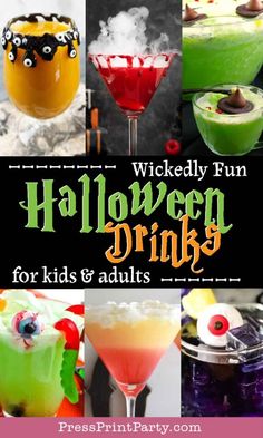 halloween drinks for kids and adults