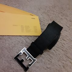 Fendi Leather Belt Color: Black Leather 120cm 48" Width: 1 5/8" Size: 4x 7 Adjustable Holes Logo Buckle Good Used Condition. Please View Pic's (Buckle Has Several Scratches....Shows Wear On Side Of Belt)!!!! Price Reflects Condition!!!! Fendi Accessories, Leather Belt, Belts, Fendi, Black Leather, Mens Accessories, Buckle, Man Shop, ? Logo