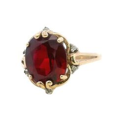 ad eBay - Sophisticated 9ct Yellow Gold Ruby and Diamond Ring - Buy Now, click the link (eBay) Big Ruby Ring, Vintage Ruby Ring, Antique Gold Ring, Ruby Engagement Ring Set, Antique Gold Rings, Ruby Ring Vintage, Ruby And Diamond Ring, Ruby Engagement Ring, Yellow Gold Ring