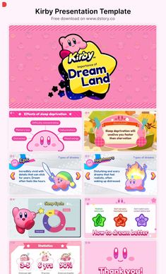 Kirby Dream Land PowerPoint Presentation Template by D Story professionalprese in 2024 | Schule, Deko, Papier . #Gaming_Design_Ideas #Slide_Layout_Design_Presentation #Aesthetic_Presentation_Slides #Google_Slide_Layout_Ideas Powerpoint Slides Template Free, Google Slide Layout Ideas, Google Ppt Template, Google Slides Design Ideas, Kirby Template, Canva Slides Template, Google Slide Layout, Power Point Idea, Cute Google Slides Templates