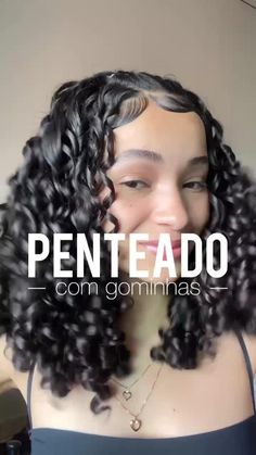 Curly hair hack by byesterlima #curls #curlyhair #curvygirl #curlyhairvideo #curlybynature #curlytreats #curlyswag #curlyhairtip #curloftheday Hairstyle For Long Curly Hair Easy, Curly Hairstyles For Medium Hair Half Up, Cute Hairstyles For Short Hair Curly, 2b Curls, 2b Hairstyles, Hairstyles For Medium Curly Hair, Curly Hair Hacks, Quick Curly Hairstyles, Curly Hair Beauty