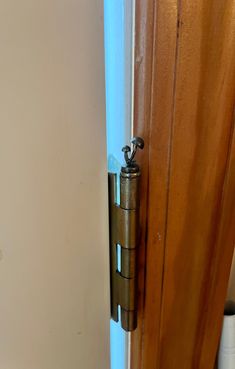 an open door with a handle on it