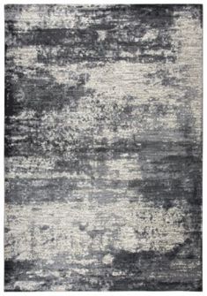 an abstract rug with black and white colors