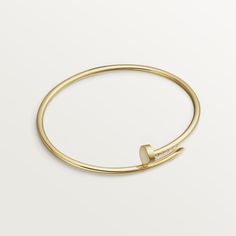 Cartier - Juste un Clou bracelet, small model - Bracelet Gold - Juste un Clou bracelet, small model, 18K yellow gold (750/1000). Width: 2.5 mm (for size 17). Please note that the carat weight, number of stones and product dimensions will vary based on the size of the creation you order. For detailed information please contact us. Juste Un Clou Bracelet, Cartier Juste Un Clou, Nail Bracelet, Cartier Bracelet, Detailed Jewelry, Vintage Glasses, Bracelet Collection, Love Bracelets, Love Necklace