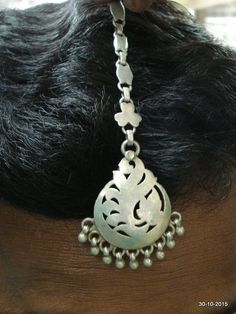 vintage antique tribal old silver hair jewellery tika head ornament head piece Traditional Silver Tikka As Gift, Traditional Silver Tikka With Latkans, Traditional Silver Tikka For Festive Occasion, Silver Tikka With Latkans For Festive Occasions, Festive Silver Tikka With Latkans, Traditional Silver Tikka With Tilla Detail, Traditional Silver Tikka With Intricate Design, Traditional Silver Tikka With Tilla, Silver Tilla Tikka For Festivals