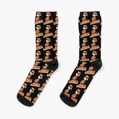 Super soft all-over printed knit socks with extra cushioning in the sole. Suitable for men and women. Curious George FAST AND CURIOUS V2 Curious George, Designer Socks, Knit Socks, Socks For Sale, Crew Socks, Knitting Socks, Looks Great, Stranger Things Fanart, Childrens Books