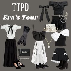 MammafulZo's Eras Tour Collection on LTK Taylor Swift Black Outfit Concert, Ttpd Concert Outfit, Taylor Swift Ttpd Outfit Ideas, Taylor Swift Ttpd Outfits, Eras Tour Outfits Last Minute, Eras Tour Outfits Tortured Poets, Eras Tour Outfits Ttpd Ideas, Ttpd Outfits Eras Tour, Eras Tour Ttpd Outfit