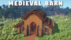 the medieval barn in minecraft