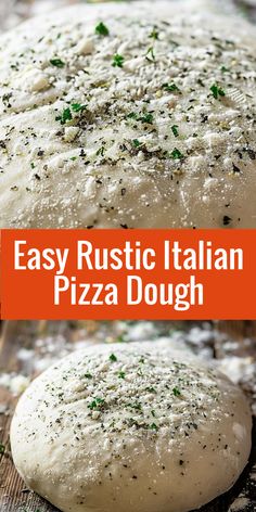 an easy rustic italian pizza dough recipe