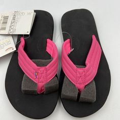 Up For Sale Is A Pair Of Kids Size 2/3 Rainbow Sandals. Sandals Are New With Tags Just No Box And Measure 9" Pink Adjustable Sandals With Cushioned Footbed, Casual Pink Closed Toe Sport Sandals, Pink Adjustable Sport Sandals With Cushioned Footbed, Pink Round Toe Sport Sandals For Beach, Pink Sport Sandals For Beach, Pink Closed Toe Synthetic Sport Sandals, Pink Synthetic Round Toe Sport Sandals, Pink Adjustable Round Toe Flip Flops, Pink Synthetic Round Toe Flip Flops