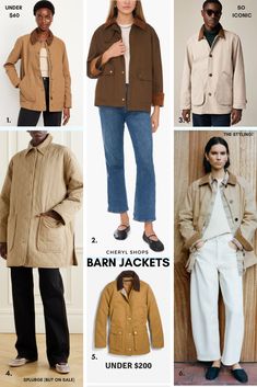 And now, more barn jacket options (including a great The Row dupe). All but one are under $200, and all have good things going for them. Keep reading for details. Gap Brand, Outfit Styling, Sweater Layering, Cold Weather Fashion, 2024 Trends, Cozy Chic