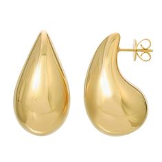 These beautiful 14K Gold Drop Earrings are the perfect accessory to add a touch of sophistication to your look. They are constructed from 14K gold for durability and shine, and are lightweight. They feature a lovely rain drop shape and come in 3 sizes: small, medium, and large, making them the perfect piece for any occasion. Item Information Metal: 14k Gold Weight: Small: 1.9g Medium: 3.6g Large: 6.2g Dimensions: Small: 15mm Medium: 25mm Large: 30mm Diamond Evil Eye, Nameplate Necklace, Mother Of Pearl Necklace, Diamond Star, Evil Eye Pendant, Initial Jewelry, Station Necklace, Diamond Drops, Evil Eye Bracelet