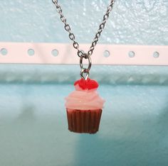 Miniature Cupcakes, Cupcake Earrings, Cupcake Necklace, Hypoallergenic Necklace, Food Earrings, Bear Necklace, Gummy Bear, Resin Necklace, Gummy Bears