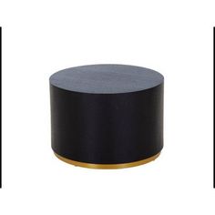 a black and gold colored table top on a white background