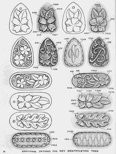 an image of some type of ornamental designs in the form of ovals and rectangles