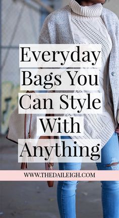 Everyday Bag That You Can Style With Anything Best Everyday Handbags, Everyday Bags For Women, Everyday Handbags For Women, Capsule Style, Edgy Fashion Chic, Dramatic Earrings, Overall Outfit, Draping Fashion, Kids Lehenga