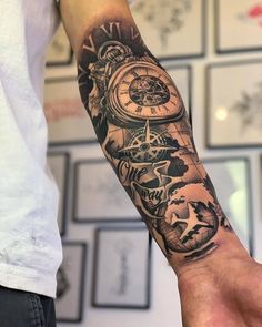 Stylish arm tattoos for men featuring unique designs and ideas for guys - perfect for your next ink inspiration. Tattoos Arm Mann, Half Arm Sleeve Tattoo, Lower Arm Tattoos, New Tattoo Designs, Forearm Sleeve Tattoos, Inspiration Tattoo, Tattoos For Black Skin