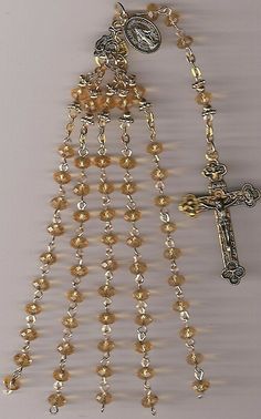 Choker Gold Necklace, Gold Chokers, Dainty Necklaces, Rosary Prayer, Praying The Rosary, Choker Gold, Holy Rosary