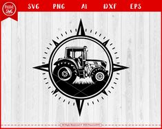 Tractor Stencil, Tractor Svg Free, Tractor Png, Free Tractor Svg, Tractor Silhouette, Tractor Clipart, Svg File, Printed Items, Digital Prints