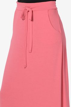 A go-to for breezy comfort and beach-chic style, this A-line skirt is cut from supersoft stretch jersey with a adjustable drawstring waistband. Team yours with chunky sandals or sneakers. Drawstring waist, High waisted, Slant pockets Flowy silhouette, Soft and stretch jersey knit Floor length, Relaxed silhouette Fits true to US size, S=Size(4-6), M=Size(8-10), L=Size(12-14), XL=Size(16-18) Model size : 5'3" height, 34" bust, 24" waist, 34" hip, and is wearing a size S 57% Polyester, 38% Rayon, 5 God Energy, Beach Chic Fashion, Jersey Maxi Skirt, Beach Weekend, Long Maxi Skirt, Diy Skirt, Jersey Skirt, Going Places, Chunky Sandals