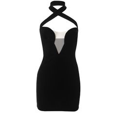 Please refer to our sizing chart for a guideline when choosing a size. 5 business days order processing time. 90% polyester 10% spandex Fitted V-neck Backless Dress For Going Out, Elegant Bandage Mini Dress For Night Out, Fitted V-neck Dress With Crisscross Straps, Chic Solid Color Club Mini Dress, Elegant V-neck Dress With Crisscross Straps, Chic Cross Back Dresses For Date Night, Backless Mini Dress For Going Out, Elegant Bandage Mini Dress For Date Night, Elegant Mini V-neck Dress