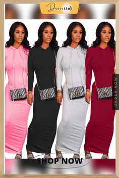 Casual Lover Long Dress Long Sleeve Bodycon Dress For Casual Wear, Casual Midi Dresses For Going Out, Casual Long Midi Dress For Evening, Casual Long Dress For Date Night, Winter Midi Length Dresses For Going Out, Casual Maxi Dress For Going Out, Casual Long Midi Dress For Party, Long Bodycon Dress For Date Night, Trendy Fall Midi Dress For Going Out