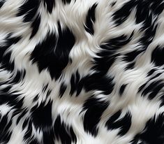 black and white animal print fur texture