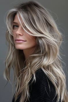 Unveil the rich versatility of dark blonde hair, with tones ranging from golden honey to cool ash. See more ideas here. Blending Gray Hair Blonde, Healthier Blonde Hair, Ash Blonde Highlights Dark Hair, Dark Blonde With Highlights Balayage, Natural Blonde Balayage With Money Piece, Dark And Light Blonde Hair, Cool Brown Blonde Hair, Blonde Hair For Graying Hair, Blond To Gray Hair Transition