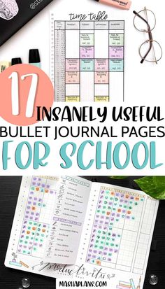 Your Bullet Journal can be an amazing tool for improving your study life. Check out these 17 pages you simply must have if you use your Bullet Journal for school! Student Bullet Journal Spreads, School Diary Ideas Student, Bulletin Journal Ideas Student, Study Journal Ideas Student, College Bullet Journal, Bullet Journal For School, Beginner Bullet Journal, Bullet Journal Teacher, Bullet Journal For Kids