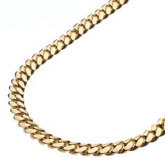 Product Description: 🌟 DISCOVER ELEGANCE: Explore the exquisite collection of Women's Miami Cuban Link Necklaces crafted from 14K real gold, designed to add a touch of elegance to every outfit. 💎 MATERIAL AND DESIGN: Material: Real Gold 14K Miami Cuban Link style meticulously designed for women Crafted with attention to detail for a luxurious look 👑 SOPHISTICATED ACCESSORY: Elevate your style game with these Miami Cuban Link Necklaces, a versatile accessory that complements both formal attire Yellow Gold Curb Chain Necklace, Luxury Jewelry With Curb Chain, Polished Yellow Gold Cuban Link Jewelry, Classic Gold Necklace With Shiny Finish, Rose Gold Curb Chain Necklace, Luxury Gold Necklace With Shiny Finish, Classic Yellow Gold Necklace With Shiny Finish, Yellow Gold Plated Necklace With Shiny Finish, Elegant Cuban Link Chain Necklace With Polished Finish