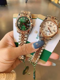 Watches For Ladies, Jewelery Organizer, Rolex Watches Women, Fancy Jewelry Necklace, Fancy Jewellery Designs, Wrist Jewelry, Dope Jewelry, Jewelry Fashion Trends