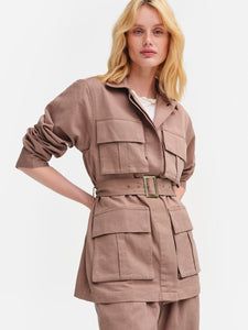 Tencel Twill Utility Jacket Jacket Women Outfit, Utility Jacket Women, Women Outfit, Workout Jacket, Women Trends, Jacket Women, Utility Jacket, The Label, Fashion Inspiration