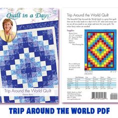 the quilt in a day book with an image of a woman's face