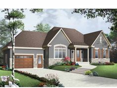 this is an artist's rendering of these house plans