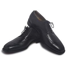 Everyone should own a pair of Derbys. They’re one of the most popular shoes on the market. Made of genuine leather, they are well-known for durability and quality. The smooth exterior adds to the classy, high-end fashion, luxurious style sense. If you are looking for a pair of shoes to vamp every outfit, this is the answer to your dilemma. These shoes will be worth every penny, so go ahead and invest in these comfortable and stylish lace-up shoes. Some of the best features of the product include: 100%genuine leather Derby style shoes Lace-up front Slit-design on both sides of the shoe Luxury Formal Lace-up Shoes With Leather Sole, Timeless Goodyear Welted Leather Lace-up Shoes, Elegant Lace-up Cap Toe Shoes For Galas, Elegant Cap Toe Lace-up Shoes For Galas, Formal Lace-up Shoes With Goodyear Welted Cap Toe, Formal Lace-up Shoes With Goodyear Welt And Cap Toe, Elegant Lace-up Brogue Shoes With Moc Toe, Timeless Formal Plain Toe Lace-up Shoes, Elegant Lace-up Shoes With Brogue Detailing And Moc Toe