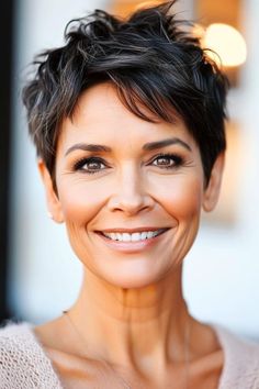 Short Wig Styles, Styles For Black Hair, Enhance Natural Beauty, Short Silver Hair, Edgy Pixie Cuts, Edgy Pixie, Layered Bobs, Messy Short Hair, Edgy Short Hair