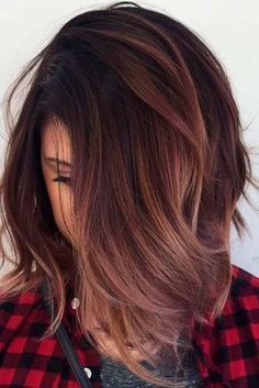 Ombre Hair Color For Brunettes, Hair Color Highlights, Ombre Hair Color, Brown Hair With Highlights, Smokey Eyes, New Hair Colors