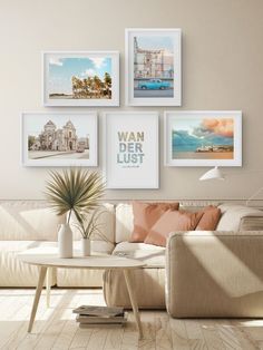 Wanderlust Gallery Wall | 5 Piece Art Set Gallery Wall Layout 5 Frames, Gallery Wall Design, Travel Gallery Wall, Large Gallery Wall, Gallery Wall Layout, Graphic Art Prints, Triptych Wall Art, Gallery Wall Art Set, Gallery Walls