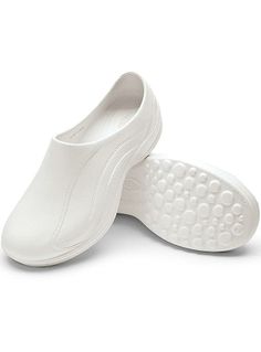 Style Code: (LA-ENERGIZE)  This unisex clog with secure fit with easy on/off entry has a non-marking outsole that meets ASTM F1677 Mark II Slip Resistant rating when tested on wet quarry tile floors. It has a shock-absorbing EVA midsole that ensures long-lasting comfort. It is also lightweight and supportive. Comfortable Slip-on Clogs With Protective Feet, White Comfortable Clogs With Arch Support, Comfortable Fade-resistant Slip-on Clogs, Comfortable Slip-resistant Slip-on Clogs, Comfortable Slip-on Slip-resistant Clogs, Comfortable Non-slip Slip-on Clogs, Comfortable Slip-resistant Clogs With Round Toe, Comfortable Slip-resistant Closed Toe Clogs, Slip-resistant Round Toe Comfortable Clogs