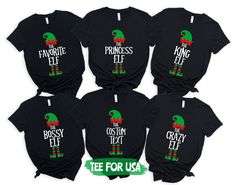 Custom Elf Shirts,Elf Matching Family Shirt,Christmas Elf Shirts,Christmas Party Tee,Elf Tee,Elf Squad,christmas Elf shirt,Elf Family Shirts,Christmas Gift,Christmas 2024,Christmas Shirt 🎁This shirt is perfect for Family Christmas pictures or even Family matching pajama shirts! You will love how soft and comfortable it is! -This is the shirt only. Does not include pants. -Infant sizes come in a bodysuit not a T-shirt. ✔Message me for custom listings for long sleeve, crew neck sweatshirts and ho Christmas Elf Shirts, Elf Movie Quotes, Elf Shirts, Elf Family, Elf Shirt, Elf Movie, Family Christmas Pictures, Best Christmas Presents, Family Shirts Matching