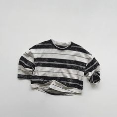 Long Sleeve Cotton T-shirt For Playwear, Striped Cotton Top For Playwear, Relaxed Fit Tops For Spring Playwear, Striped Long Sleeve Cotton Top, Striped Short Sleeve Tops For Playwear, Black Long Sleeve Soft-washed Tops, Black Soft-washed Long Sleeve Tops, Casual Relaxed Fit Sweatshirt For Playwear, Long Sleeve Soft-washed Summer Sweatshirt