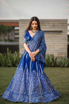 Beautiful blue lehenga choli for women, trendy printed lehenga for function, Exclusive party wear lengha, designer vichitra silk lehenga Lehenga(Semi-Stitched) Color : Nile Blue  Lehenga Fabric : Vaishali silk  Lehenga Work : Printed With Gota Patti and Tassels Work  Lehenga Waist : SUPPORTED UP TO 42 Lehenga Stitching : Stitched With Two Layers Can Can and also Stitched with Canvas Lehenga closer: Drawstring with Zip Length : 41 Flair : 4.3 Meter  Inner : Micro Cotton Blouse(UN stitched) Blouse Fabric : Vaishali silk  Blouse Work : Printed Fabric with Gota Patti and Tassels Work   Blouse Length : 1 Meter Dupatta Dupatta Fabric : Muslin Silk Dupatta Work : Printed Fabric With Gota Patti and Tassels Work  Dupatta Length : 2.3 mtr Package contain : Lehenga, Blouse, Dupatta Weight : 1.800 kg Bandhani Lehenga, Royal Blue Lehenga, Orang India, Lehenga Choli Designs, Printed Lehenga, Indian Outfits Lehenga, Gaun Fashion, Blue Lehenga, Traditional Indian Dress