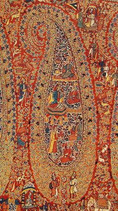 Kashmir Paisley Pashmina Amlikar Jamawar Shawl. Sikh – Dogra Period. Kashmir. 19th Century. Suzani on Kani Woven Shawl. Flower Stencils, Embroidered Shawl, Paisley Shawl, Kashmiri Shawls, Lino Prints, Flip Flops Style, Crochet Leaves, Printmaking Art, Srinagar