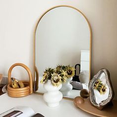 Discover beautiful mirror designs for every room! I've attached Amazon links to each picture, so you can easily shop and add style to your space. Click to explore and shop your favorites now!" Kallax Wall, Arch Mirror Bathroom, Oasis Bedroom, Dresser Inspo, Gold Arch Mirror, Jack Jill Bathroom, Gold Vanity Mirror, Rectangular Bathroom Mirror, Modern Mirrors