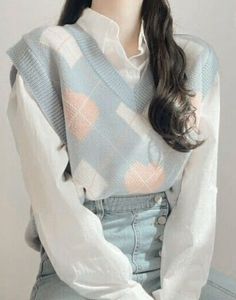 Fashion Top Outfits, Korean Casual Outfits, Easy Trendy Outfits, Fashion Attire, Kpop Fashion Outfits, Really Cute Outfits, Kawaii Clothes, Korean Outfits, Mode Inspiration