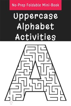 the uppercase alphabet activity book