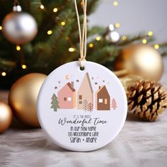 it's the most wonderful time ornament